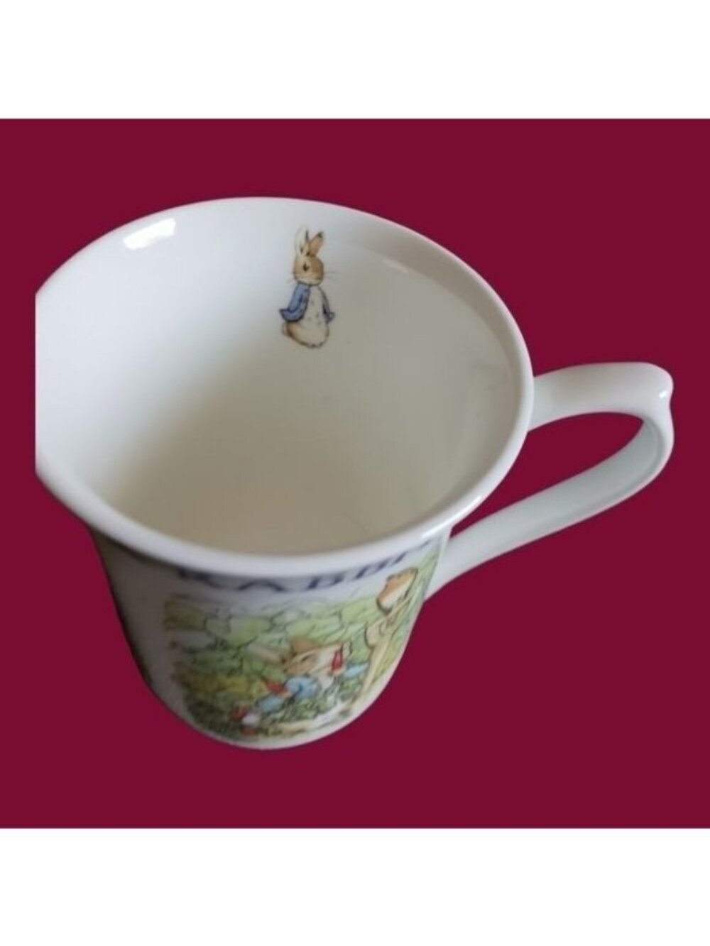Queens china the world of beatrix pinggy rabbit & mrs.tiggy winkle mugs set of 2 - Picture 9 of 11